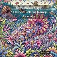 Enchanted Sea Slugs: An Intricate Coloring Journey for Adults B0D96X7X6K Book Cover
