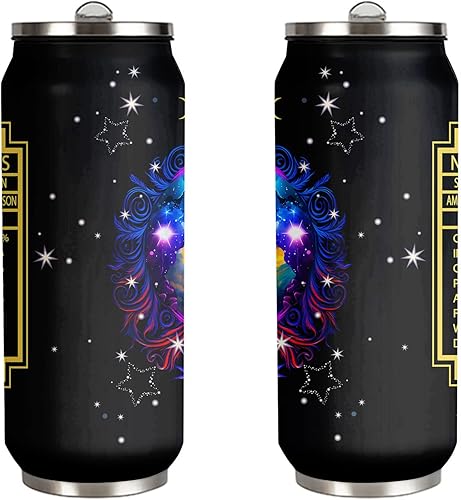 Miniatura 2 de Vaso de constelación Virgo Taza de acero inoxidable del zodiaco para hombres, mujeres, fanáticos de la astrología, regalo de cumpleaños con tapa de