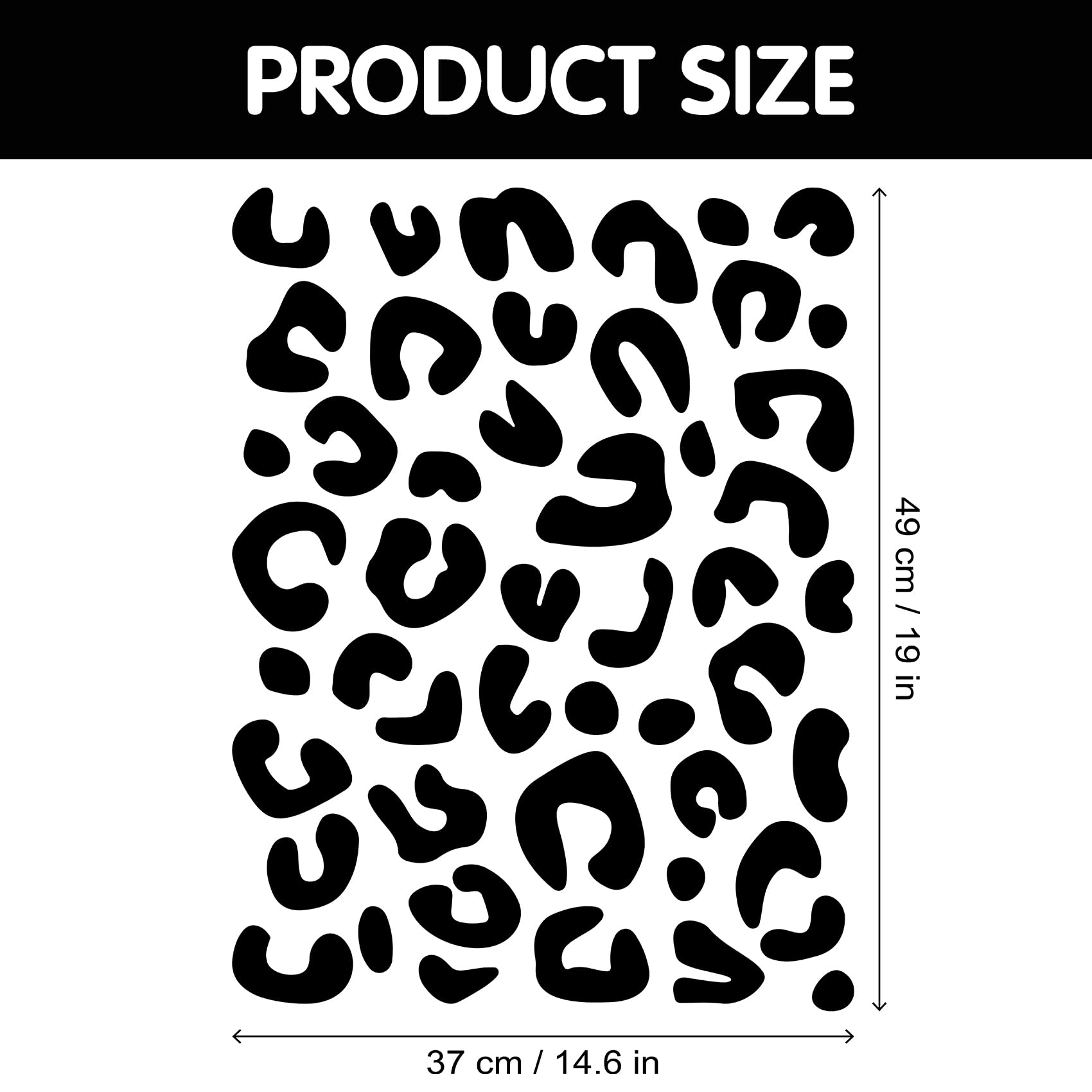 Think Wall Decal Leopard Wall Decal, Safari Africa Decals, Cheetah Jungle  Wall Decal, Wild Animals Vinyl Sticker Home Decor For Modern Interior Design  Leopard Vinyl, image size:1700x1700