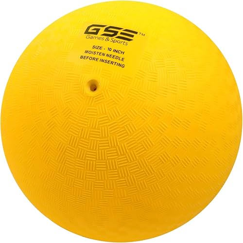 GSE Games & Sports Expert Pelotas inflables para parque infantil, kickball, pelota de Dodge con rebote, balonmano. Ideal para 4 juegos de pelota