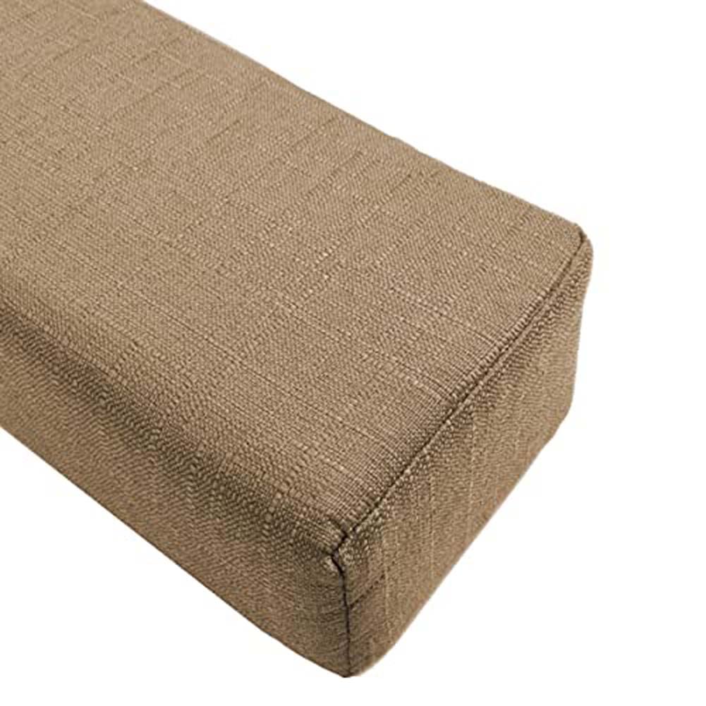 Lujosa almohada de relleno de colchón de cama suave, rectángulo, funda de relleno de huecos entre cama/cabecero/pared, cojín extraíble para reposabrazos