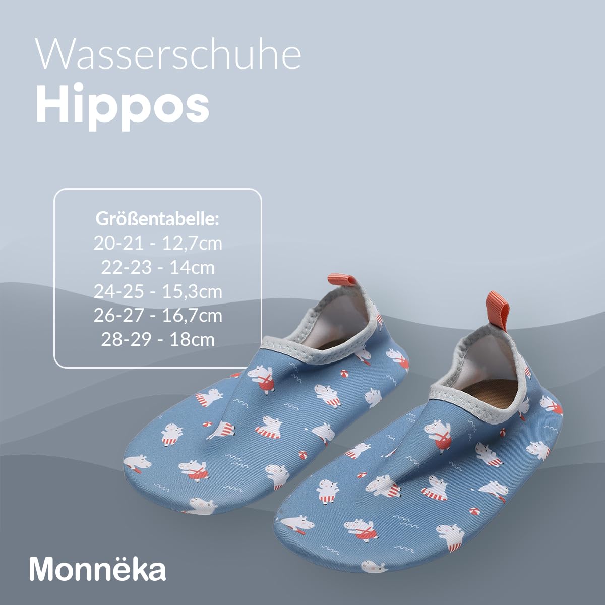 Badeschuhe Kinder | Wasserschuhe & Schwimmschuhe mit UV-Schutz UPF 50+ | rutschfeste Eva-Sohle | Aquaschuhe für Strand, Pool & Outdoor