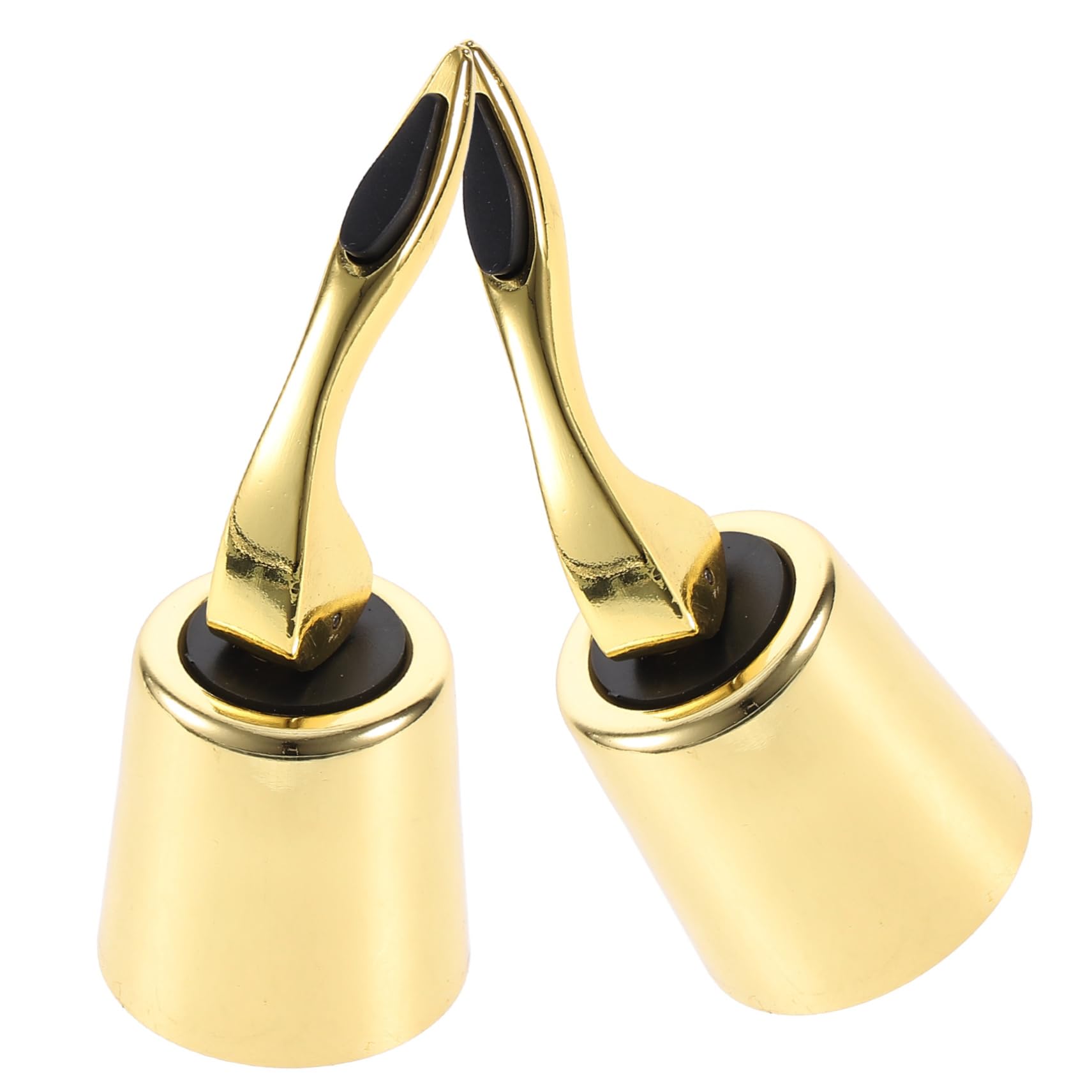 Cabilock Tapones De Vino Inoxidable Corchos para Botellas De Vino con Sellado Tapones Reutilizables para Conservar La De Bebidas 2 Piezas X 5