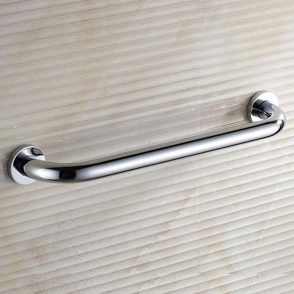 Barra di sostegno antiscivolo per bagno, 42 cm, in ottone cromato, barra di sicurezza per anziani, supporto durevole, strumento di assistenza per anziani, finitura dorata