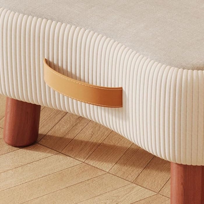 Banco para zapatos y taburete de salón elegante 7