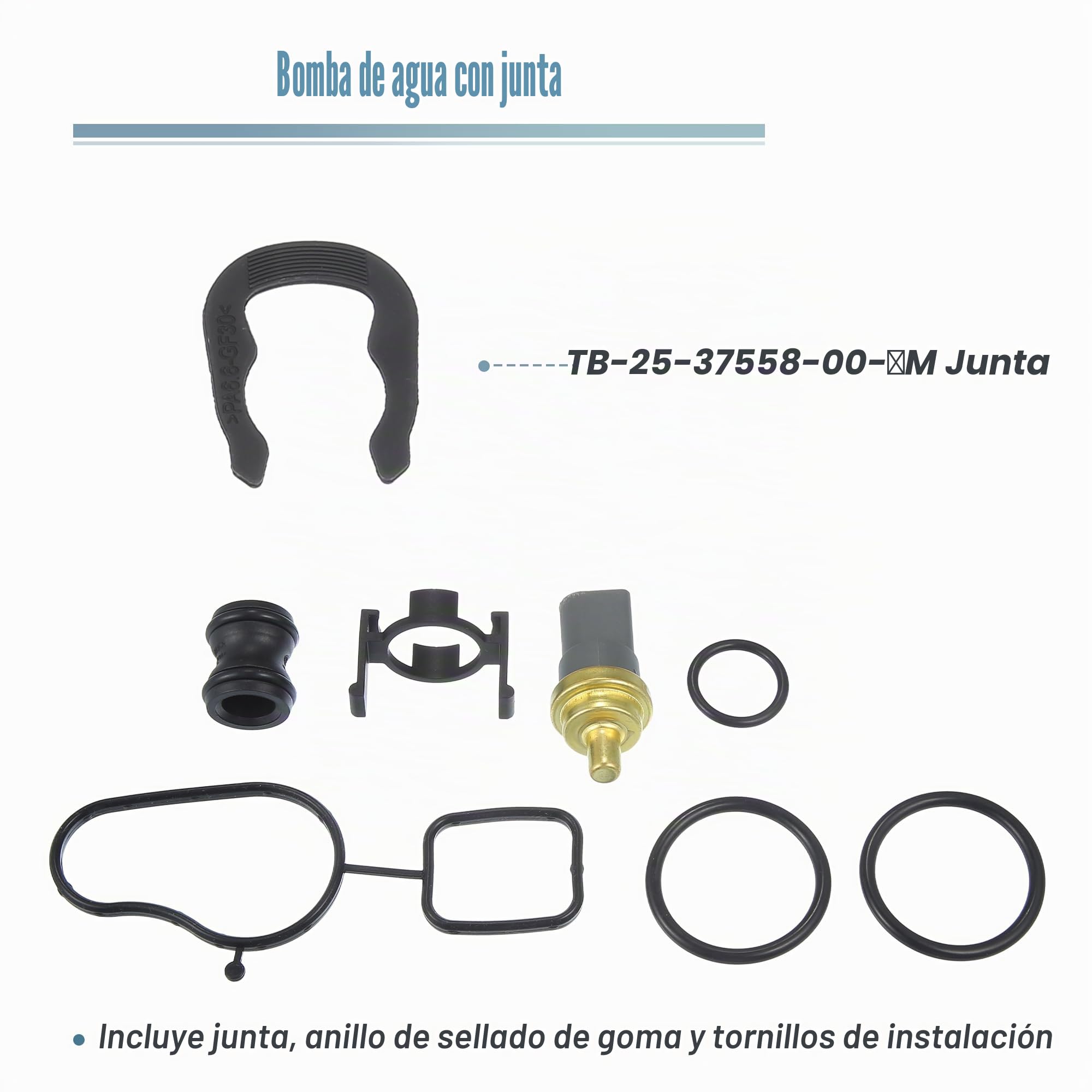 X AUTOHAUX Bomba De Agua De Repuesto Para Audi A4 B8 07-16 1pc | Color Plateado, Material Metal, Tamaño 18.9x17.6x12.6cm, OE 06H121026CF/BA/CQ, Para Audi A4 2007-2016, Para Audi A5 2007-2017