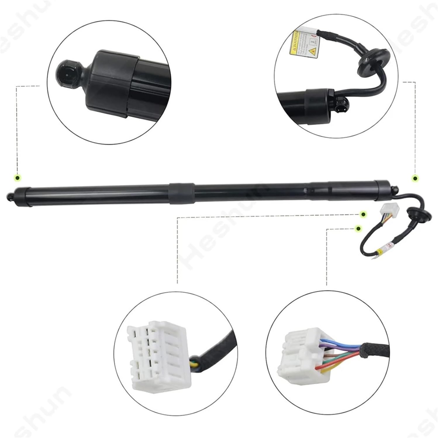 Rear Tailgate Power Lift Liftgate Power Hatch Lift Support Opener Shock Fit for Nissan X-Trail T32 2014-2020 Electric Tailgate Fit for Gas Struts 90561-4CL3A Substitute(RH Tailgate)