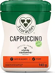 3 Corações Bebida Vegetal Cappuccino A Tal da Castanha, Pote 140G