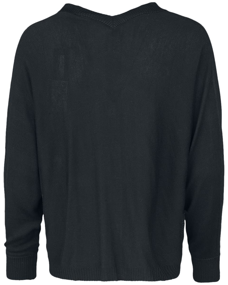 Jawbreaker Way Out Cardigan Frauen Cardigan schwarz/weiß Gothic