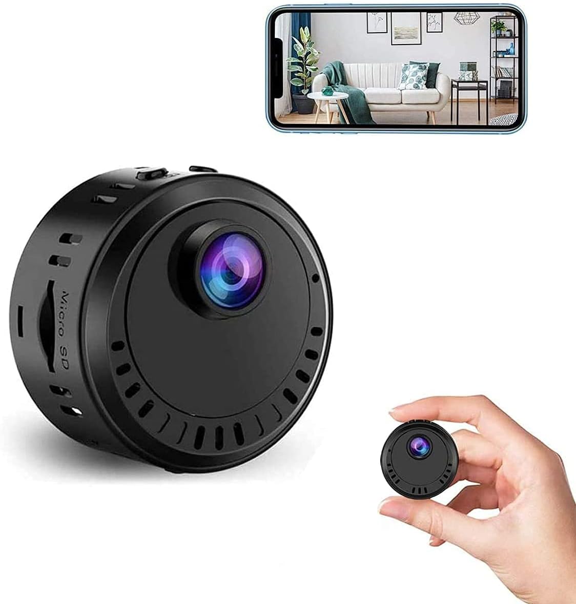 Spy Camera Pen 1080P Hidden Camera Mini Small Portable Pocket Nanny Cam Baby Pen Camera with Video Recording Picture Taking and 75 Minutes Rechargeable Battery Life
