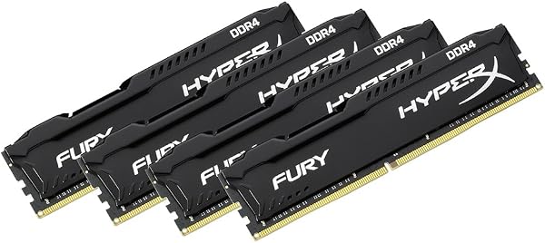 キングストン Kingston デスクトップ PCメモリ DDR4-2400 (PC4-19200) 16GB×4枚 CL15 1.2V Non-ECC DIMM 288pin HX424C15FBK4/64 - 2