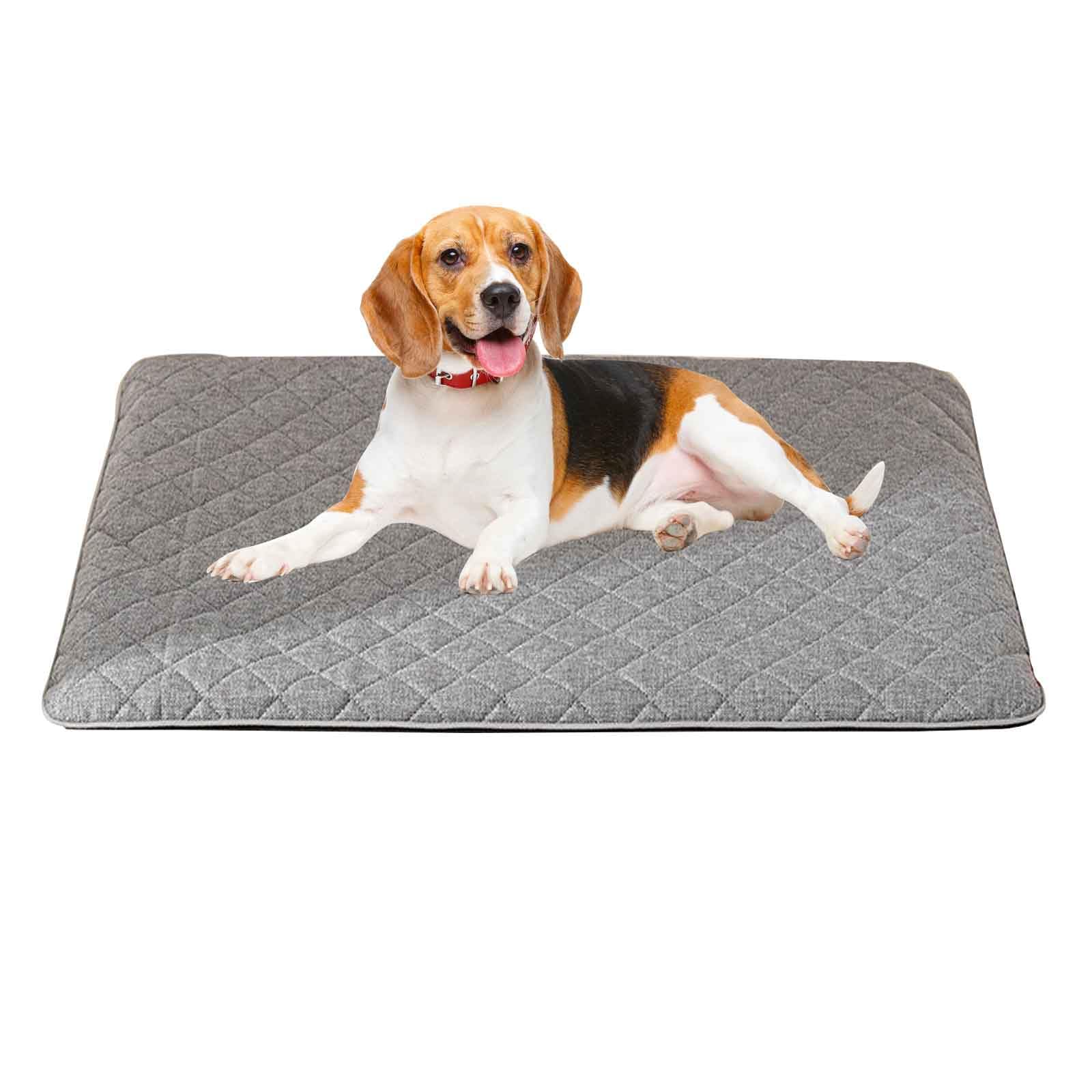 Camas Planas de Viaje Ligeras for Mascotas(Light Gray,XXL)
