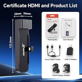 CarlinKit FireDrive Link Pro – adapter TV Stick do CarPlay