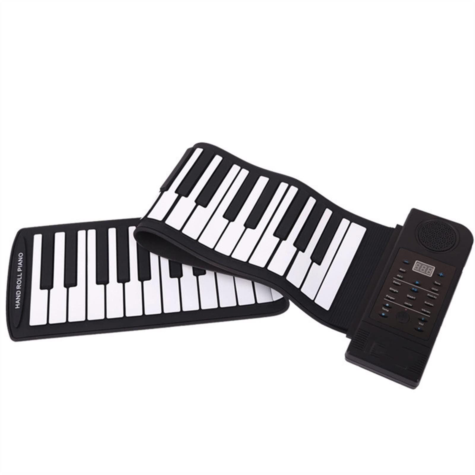 TSTS Piano eléctrico Plegable 61-Key Piano A Mano Piano Portátil Órgano Electrónico Plegable Órgano Electrónico 61-Llave Órgano Electrónico Laminado A Mano