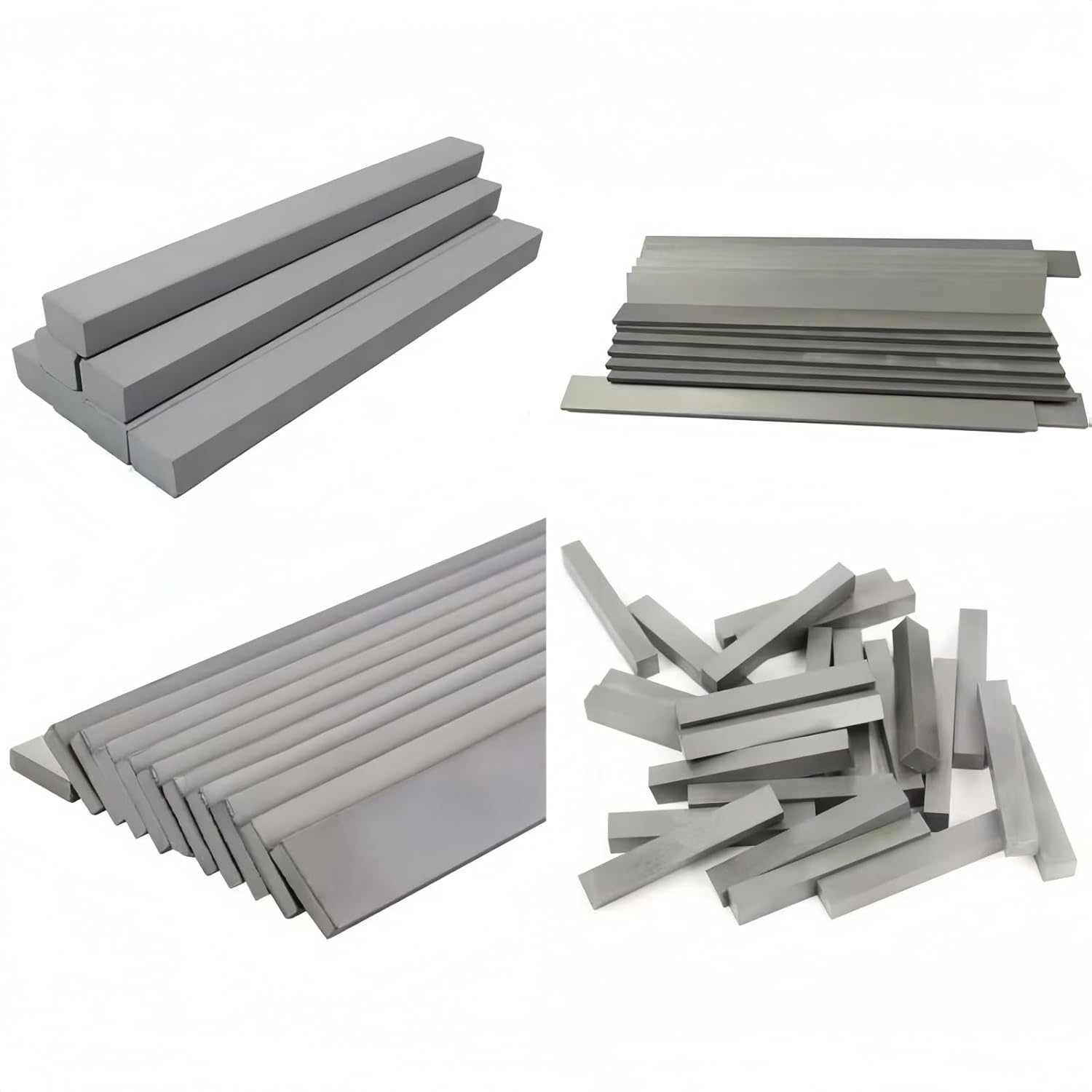 High Hardness Tungsten Steel Blanks - Precision Ground for CNC Tools, Knife Making, Woodworking & Metal Processing (Various Sizes Available)(Thickness2mm,8mm*330mm)