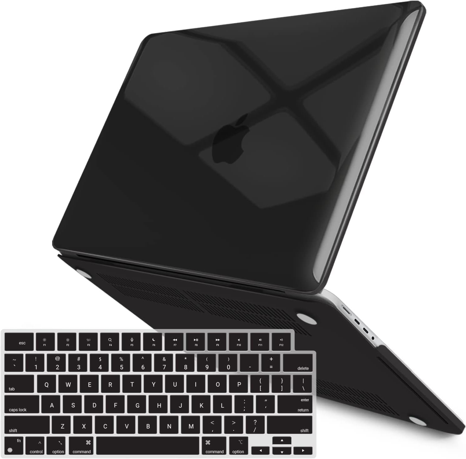 CASOSHIELD Hard Shell Case Compatible with MacBook Pro 14 Inch Case 2023 2022 2021 M3 A2918 A2992 M2 A2779 M1 A2442 Pro Max with Keyboard Cover for Mac Pro 14, Crystal Black (B0CQWG7QPS) Amazon Price History, Amazon Price Tracker