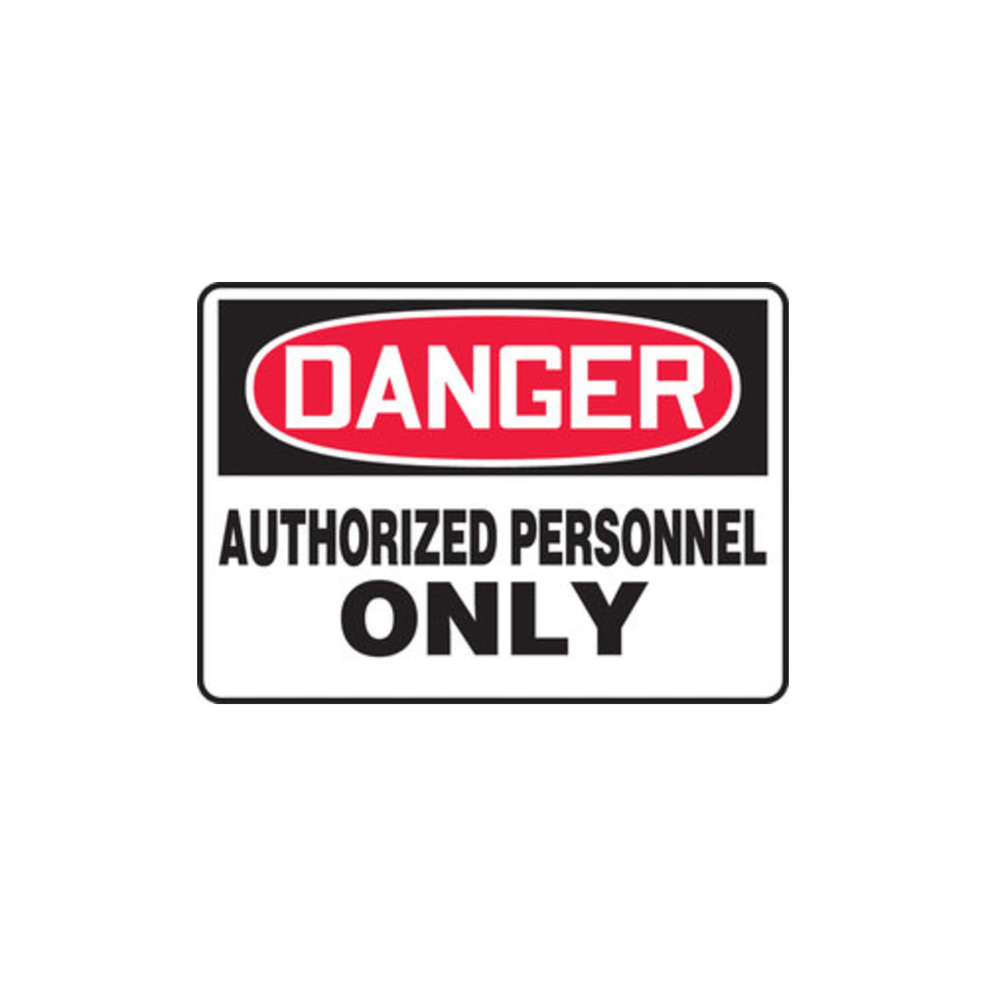 Panneau de signalisation rigide Accuform Danger 10 x 14 Inches