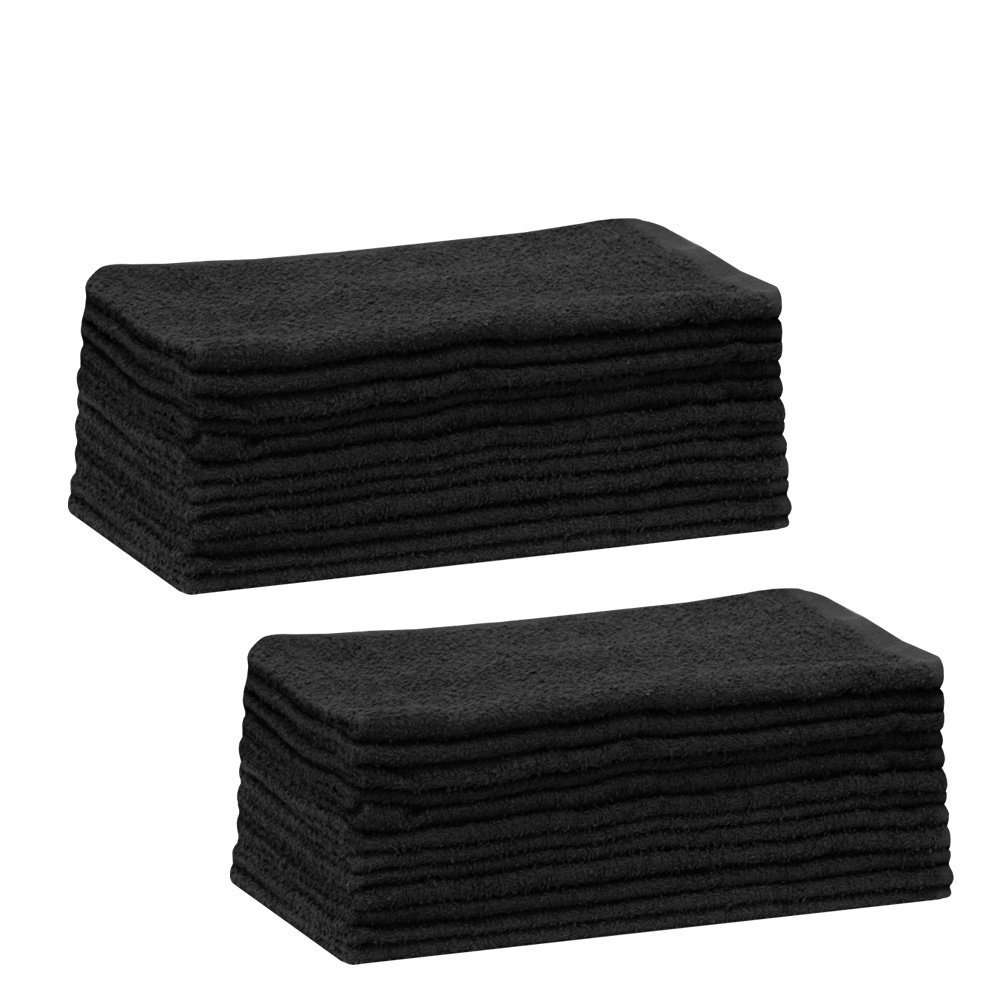 MAGNA PLUS Black Bleach & Chemical Resistant Towel 2 x TL-65332