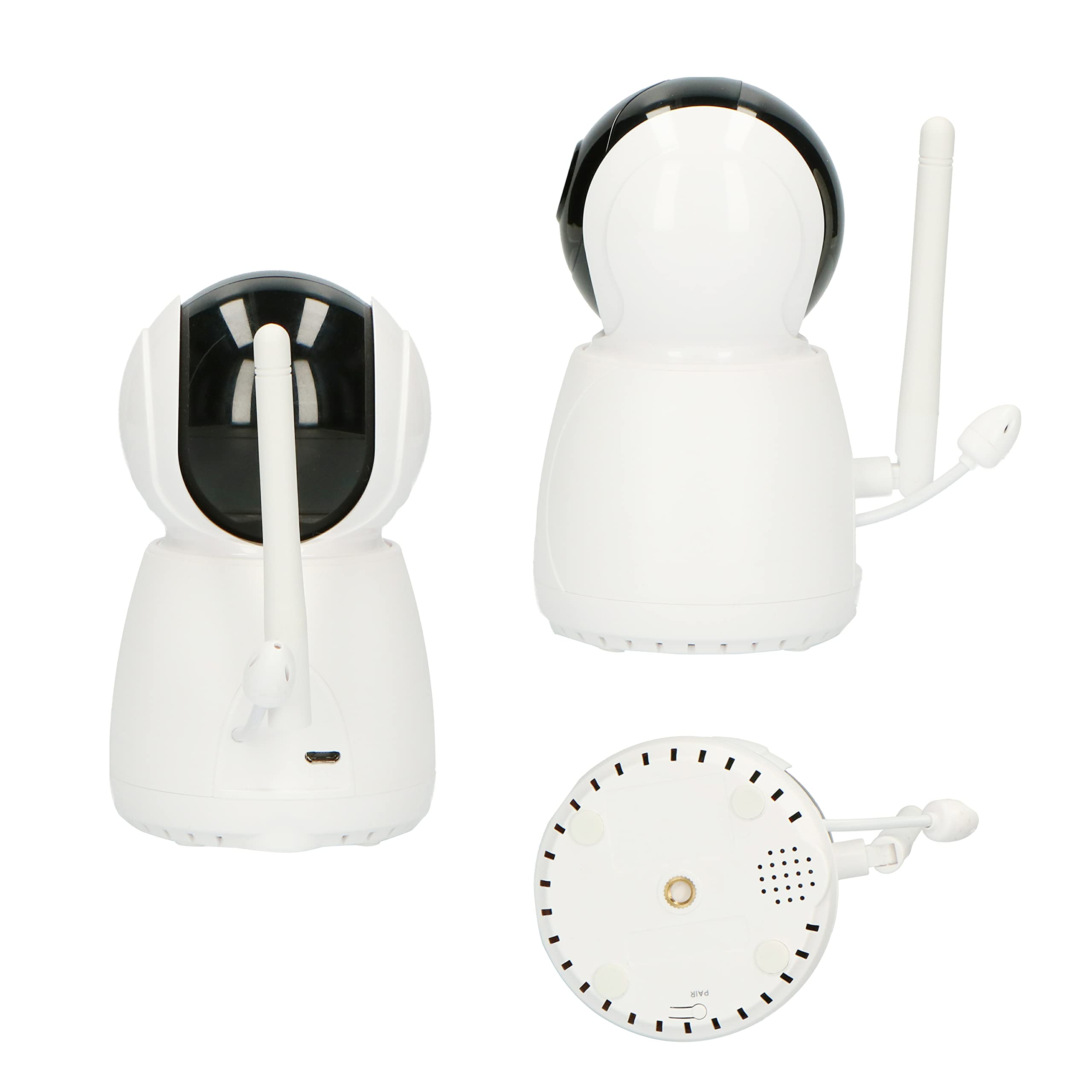 Alecto DVM-275 - Vigilabebés con cámara y Pantalla en Color de 5", Blanco