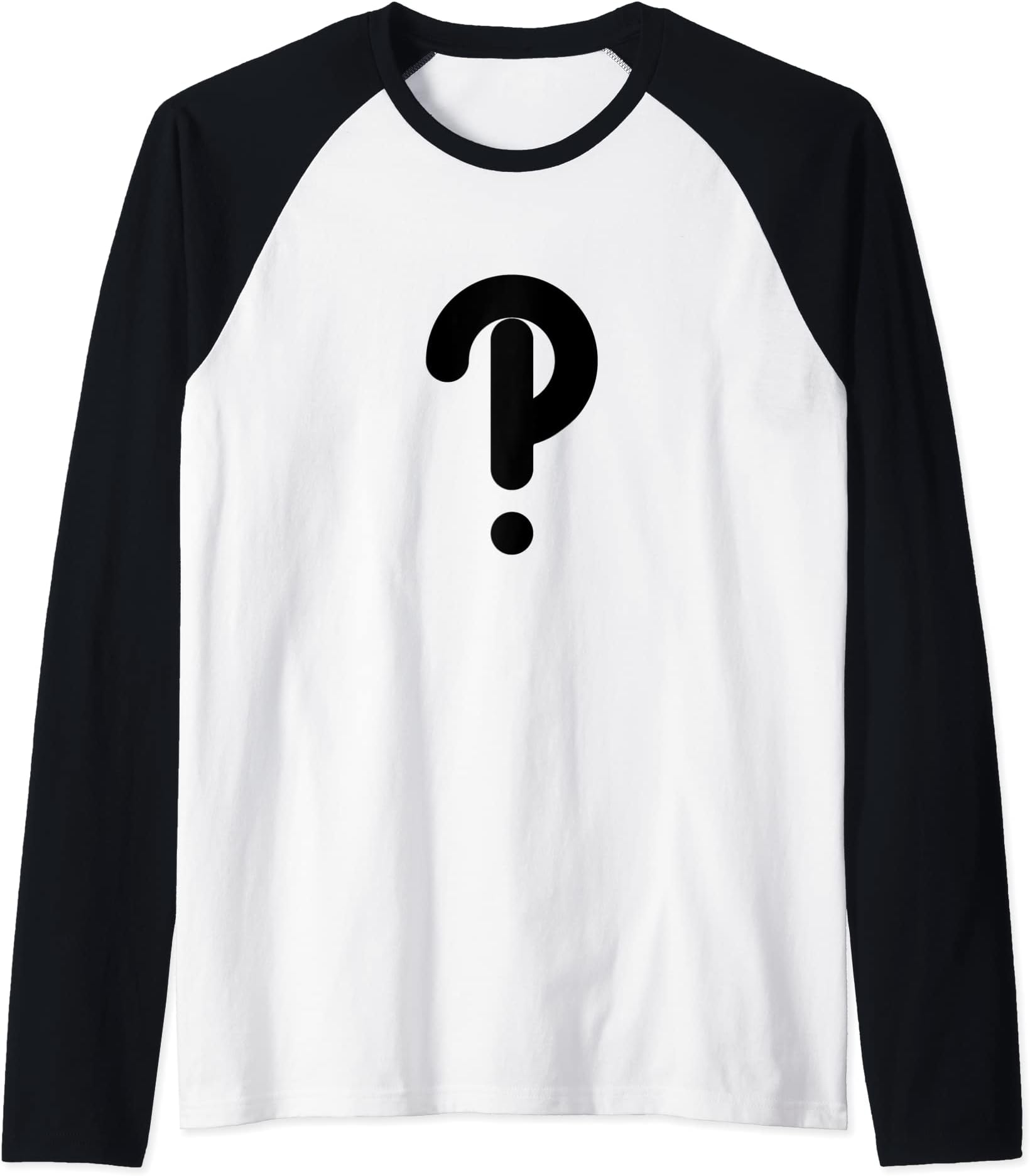 Interrobang Fan StuffINTERROBANG Question Mark Exclamation Point Raglan Baseball Tee