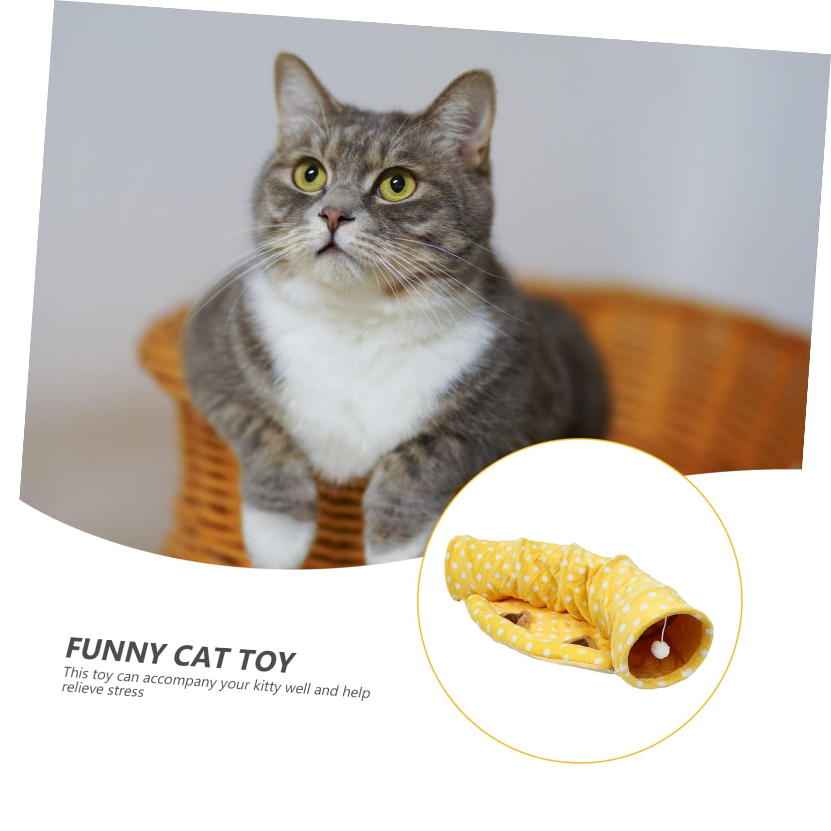 TOYANDONA Túnel De Papel para Gatos Juguete para Gatos Entretenimiento Divertido