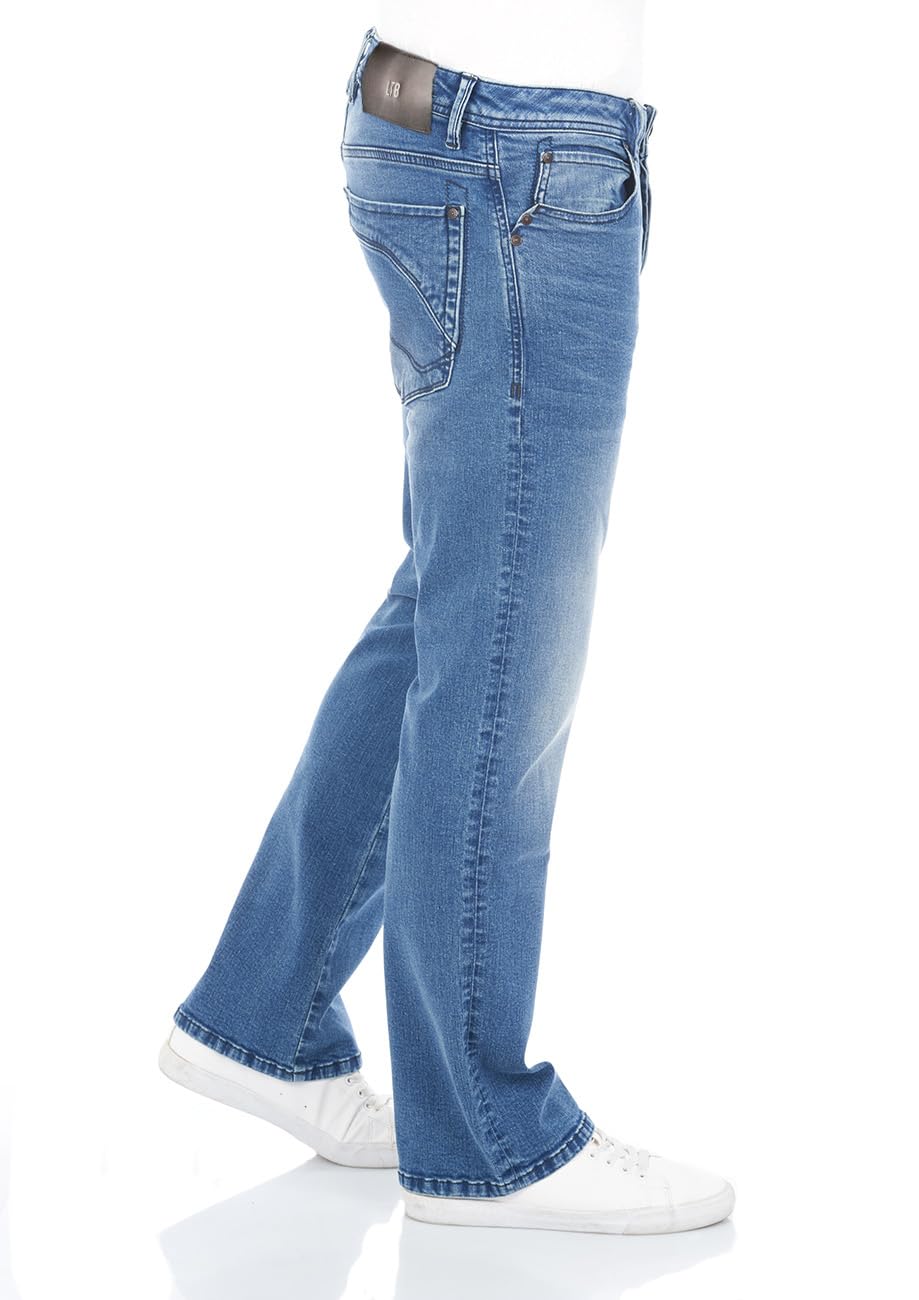 LTB męskie spodnie jeansowe Roden Bootcut spodnie jeansowe Basic bawełna Denim Stretch głęboki ściągacz niebieski w28 w29 w30 w31 w32 w33 w34 w36 w38 w40
