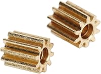 Vista 7 de Engranaje de motor cepillado para automóvil RC, reemplazo duradero de alta precisión, juego de engranajes de oruga RC a escala 1/24, 5 piezas