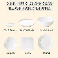 Vista 3 de GXXMEI 300 bolsas de conservación de alimentos frescos, fundas elásticas desechables para almacenamiento de alimentos, sellado de plástico, tapas