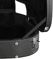 Vista 9 de ZeHuoGe Guitar Cases Hard Shell for Acoustic Guitars, Blakc Wooden Case for 41" Acoustic Guitar Wooden Hard Shell Case Lockable (For Acoustic Guitar)