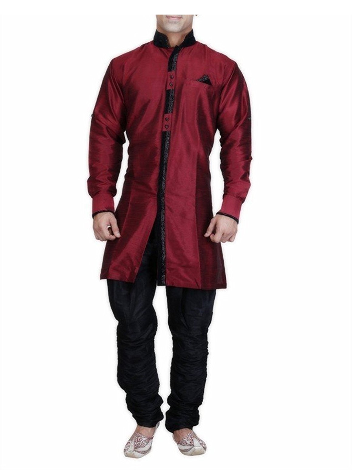 royal kurta Men's Jodhpuri Indo Western Sherwani-picture-31