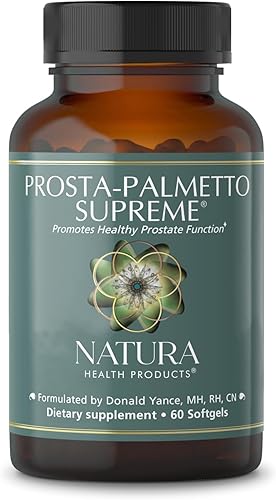 Miniatura 4 de Natura Health Products Serenoa Supreme Suplemento - Apoya la función saludable de la próstata y el flujo urinario normal en los hombres, con