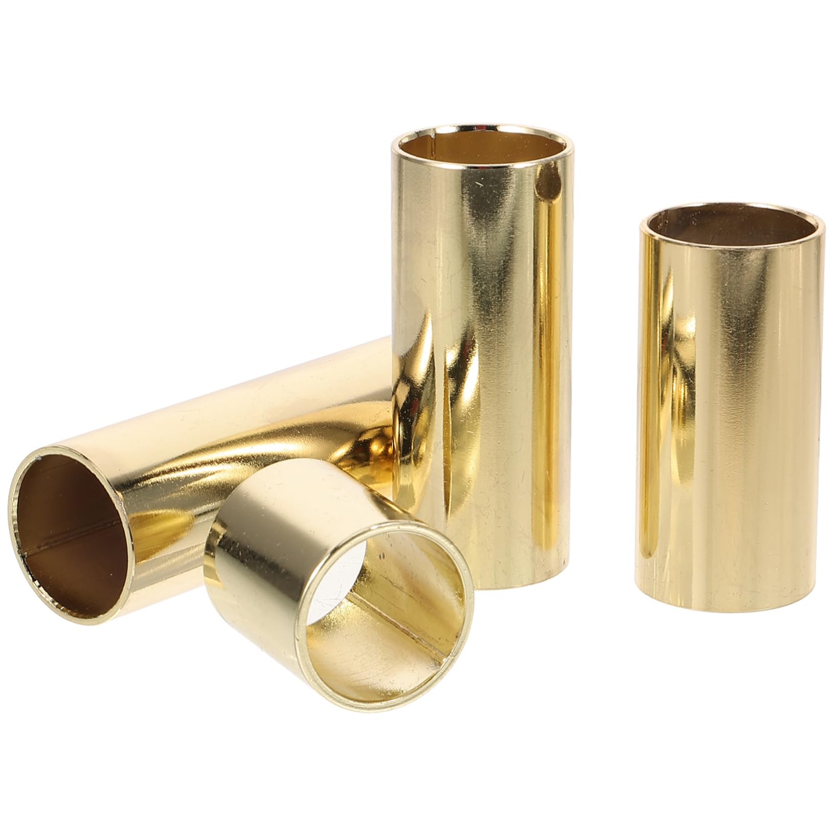 HEMOTON Acoustic Electric Bass Guitar Slides Metal Guitar Slide Ring Musical Instrument Slider