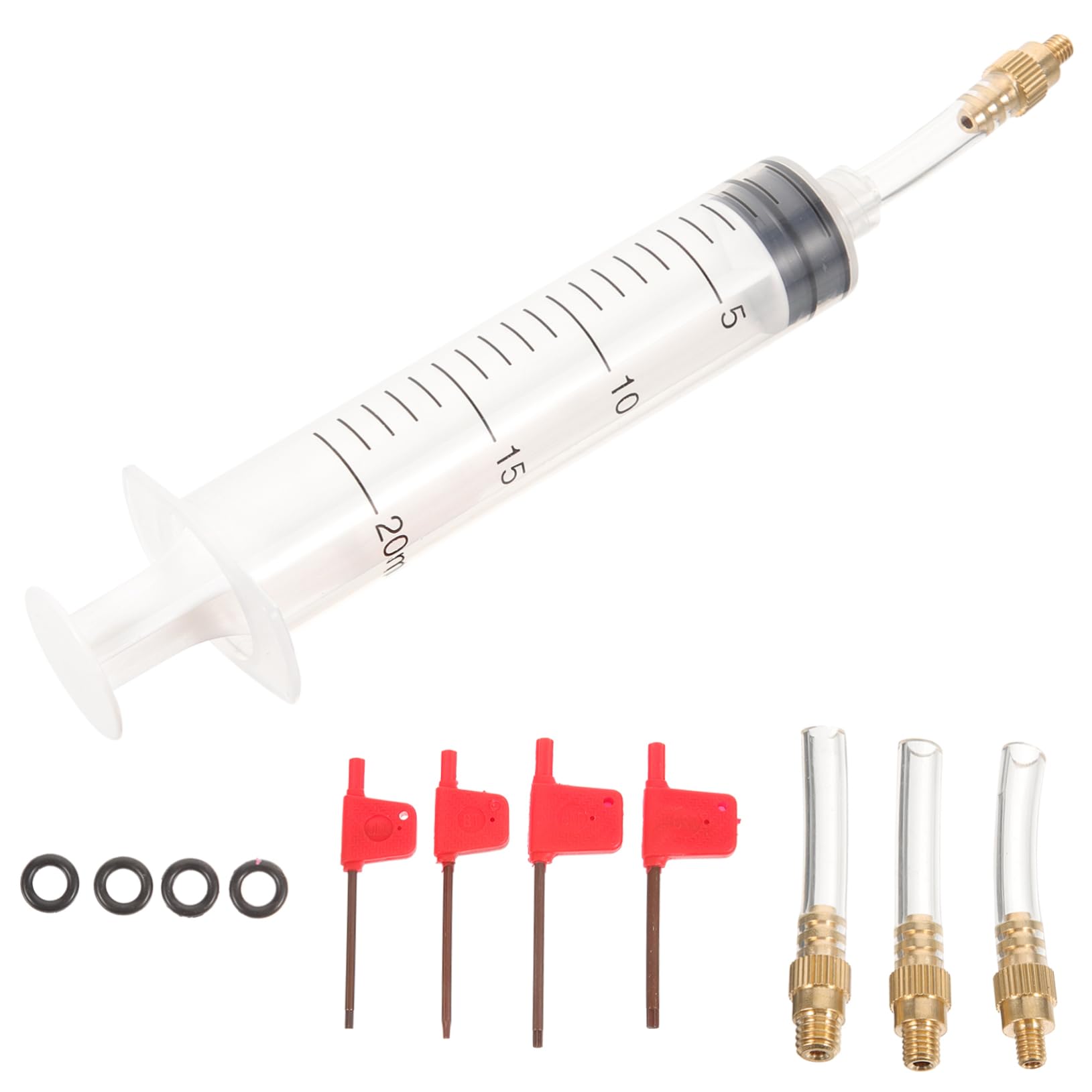 Abaodam 5 Ensembles Kit de Purge pour Vélo Outil de Réparation de Freins avec Injection Huile Portable pour Entretien de Bicyclettes