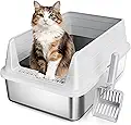 Stainless Steel Cat Litter Box - product image
