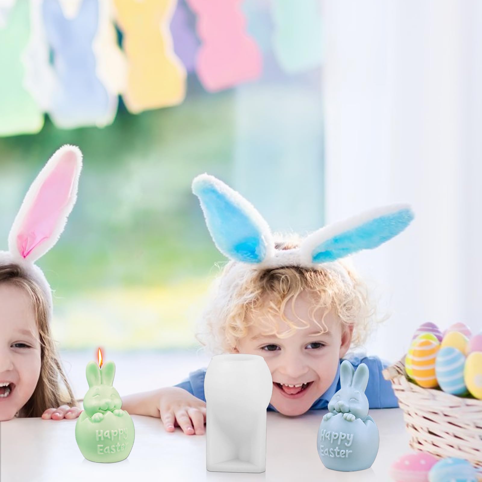 6 stampi in silicone pasquale, stampi in silicone per Pasqua