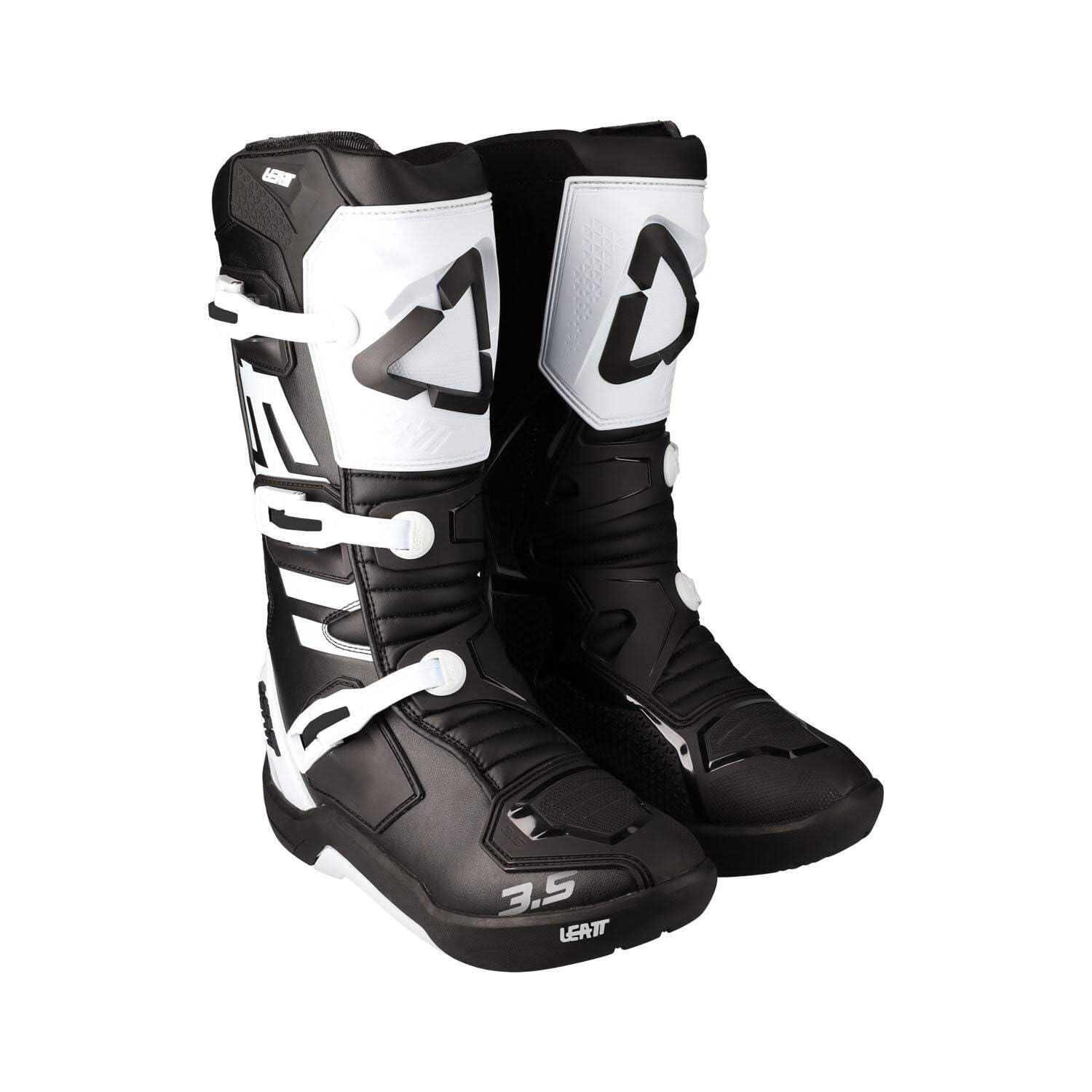 Leatt 3022060212 Stivale 3.5 Jr, Us6/Uk5/Eu39/Cm 25, Nero/Bianco
