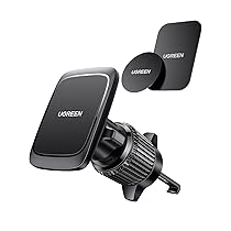 UGREEN Supporto Telefono Auto Magnetico con Clip, Porta Cellulare Macchina per Bocchetta Aria Compatibile Con iPhone 16 15 14, Galaxy S24 Ultra S23 S22, Xiaomi, ecc