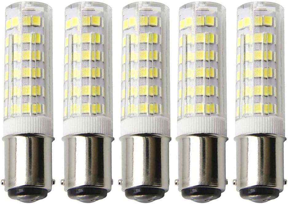 BA15D LED Bulbs, 120V 5W Equivalent 50W Halogen Bulbs, Dimmable Double