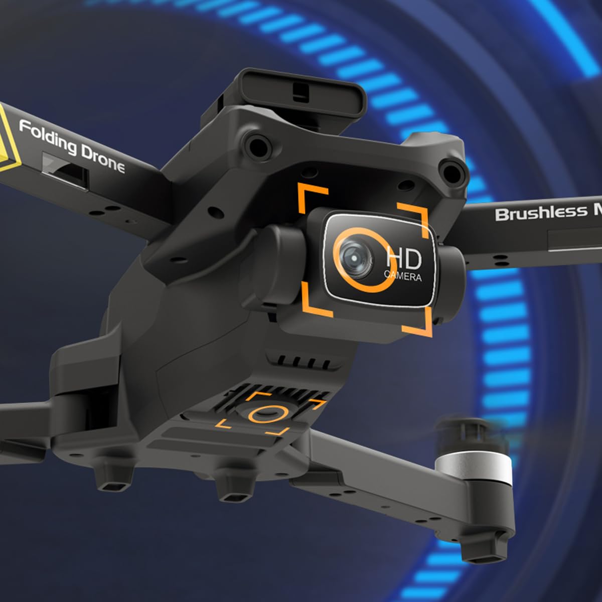 PRIXTON Drone Alpha Pro, Cámara, WiFi, Sensor Anticolisión Multidireccional, Estabilizador óptico