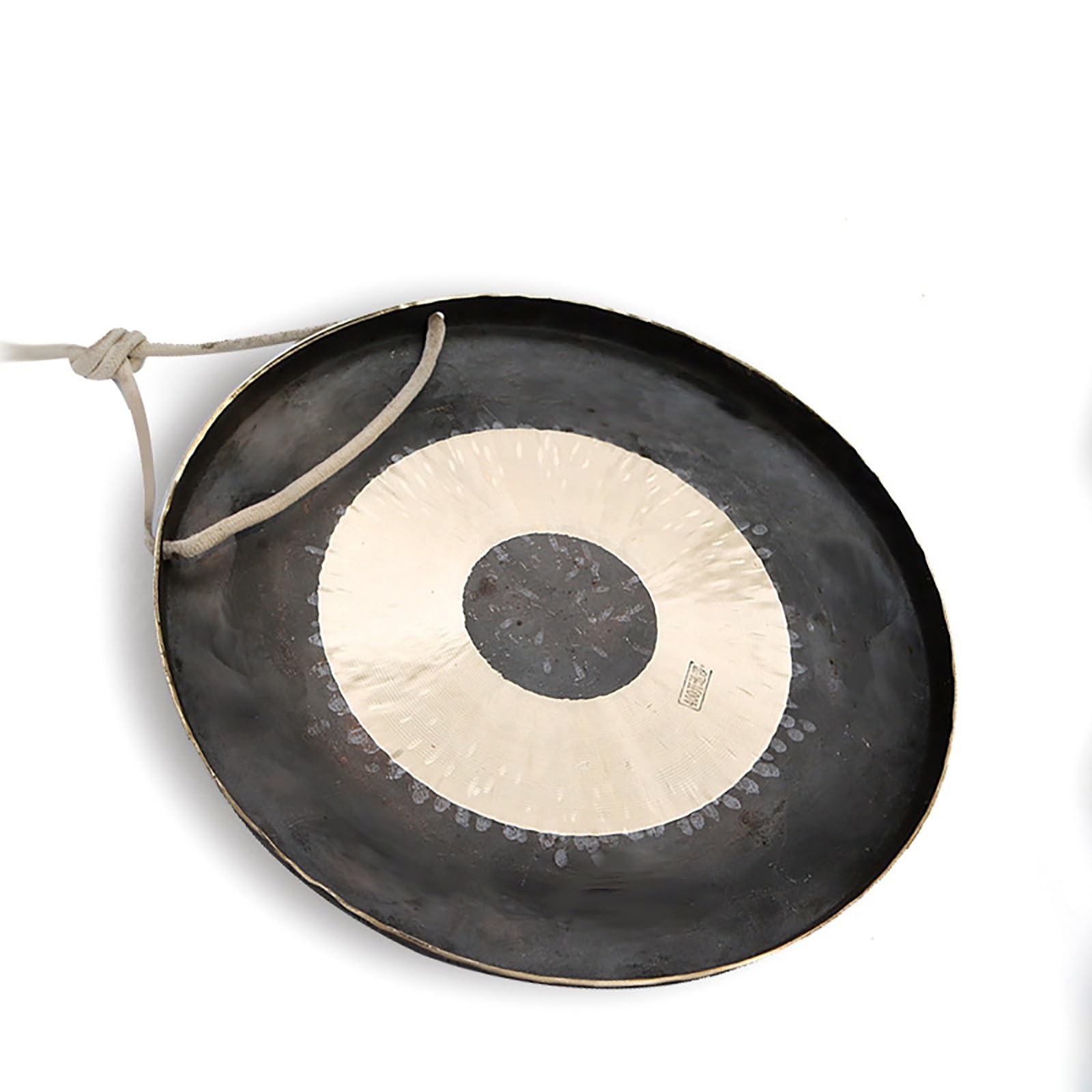 Gong a mano in rame, strumento a percussione tradizionale con bastone per yoga, meditazione, sport, addestramento di animali domestici e avvertimenti, regalo perfetto per gli amanti della musica