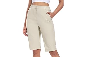 Hiverlay Women's 13" Bermuda Golf Shorts: The Perfect Summer Essential