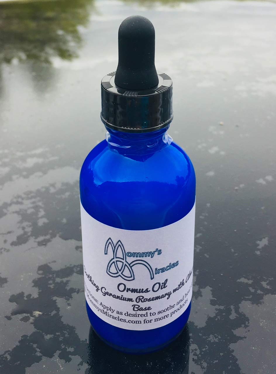 2 oz Ormus (Monoatomic Gold Manna) Oil- Geranium Rosemary with Liquid Almond Base