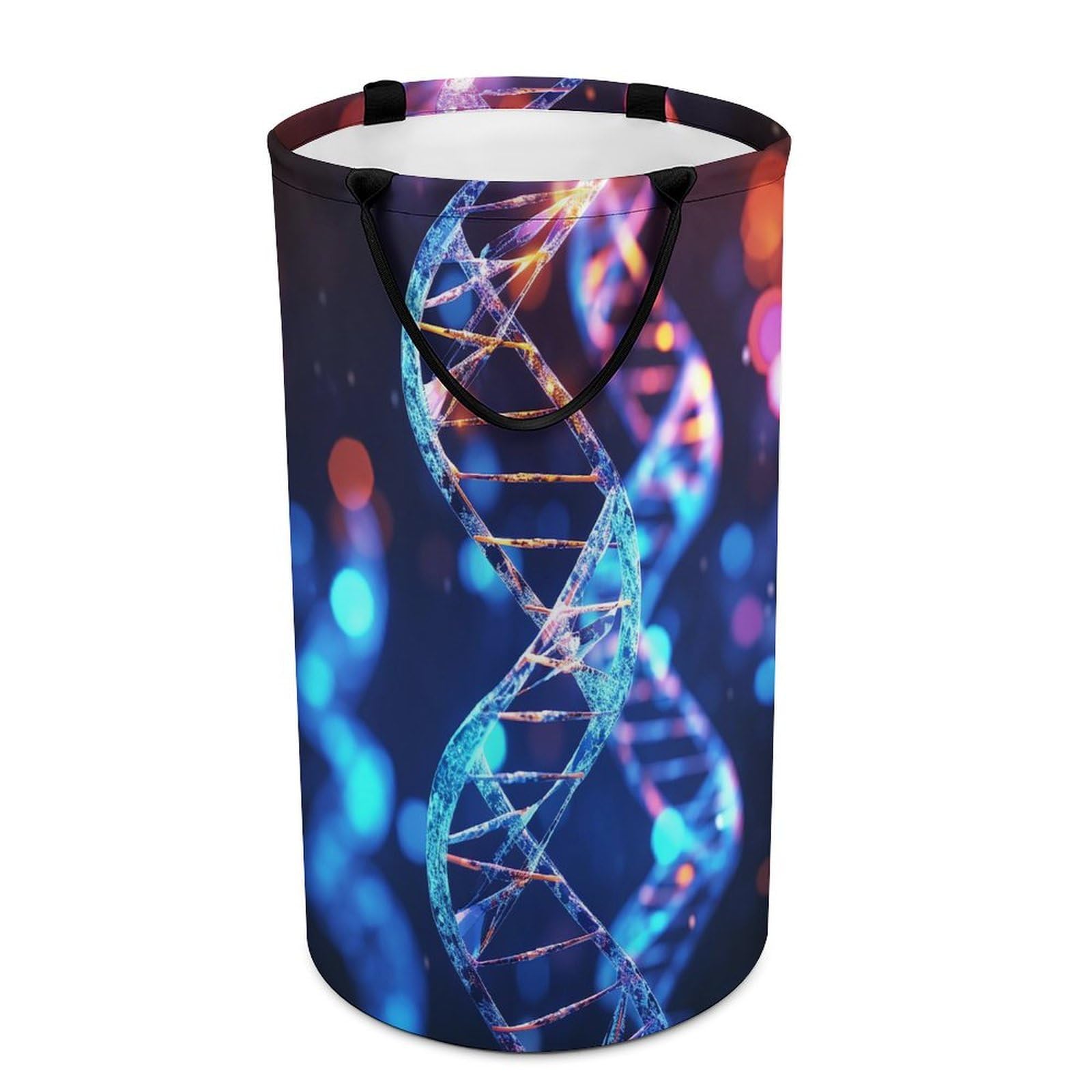 Panier à linge sale pliable DNA Genetic Helix avec poignées pour dortoir