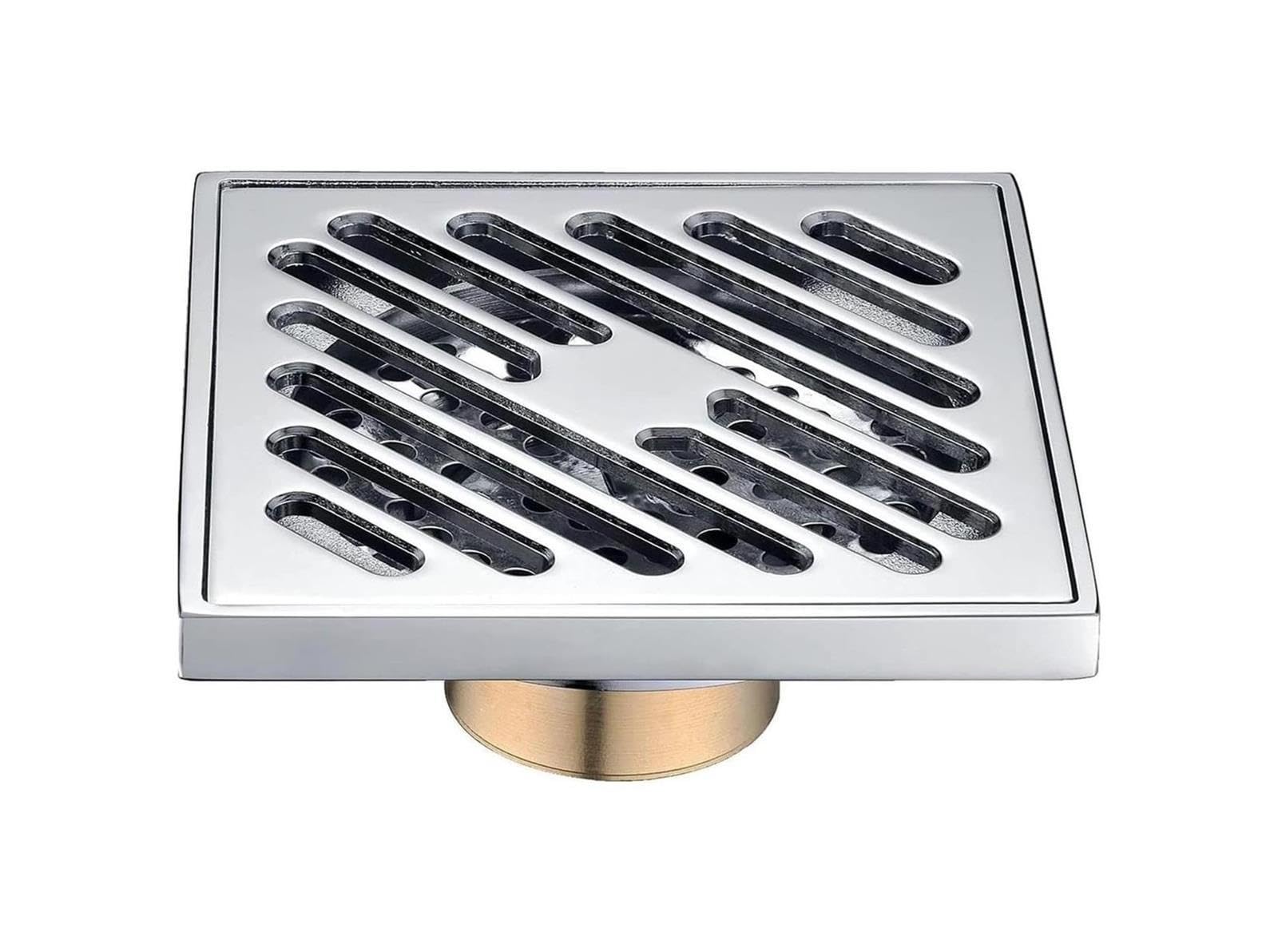 Scarico a pavimento for doccia quadrato in ottone 100 * mm