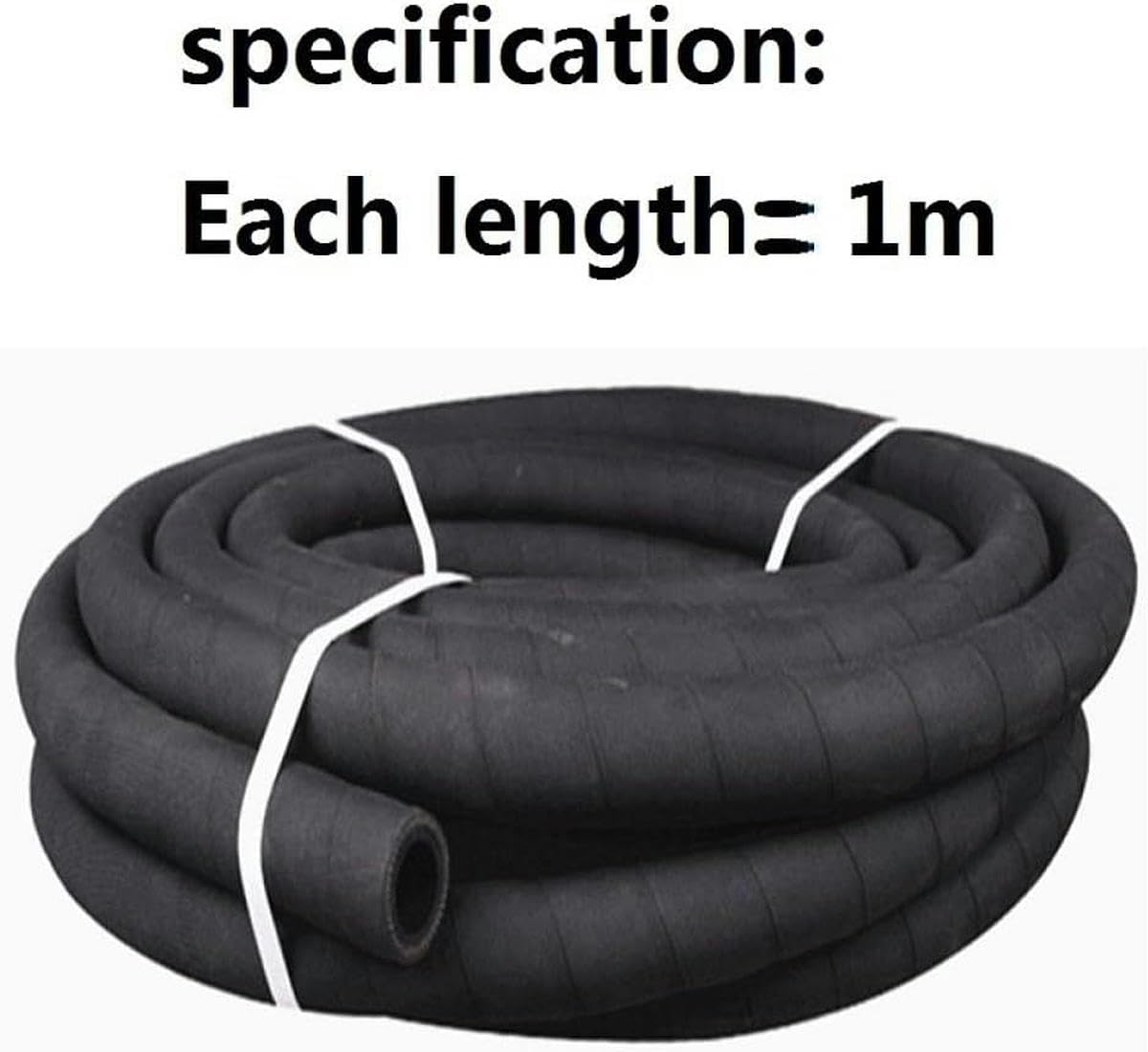 Tubo di gomma, tubo di gomma ad alta pressione, tubo flessibile ad alta temperatura, tubo flessibile del vapore-10mm * 1M * leggero -60mm * 1m * 5 piani