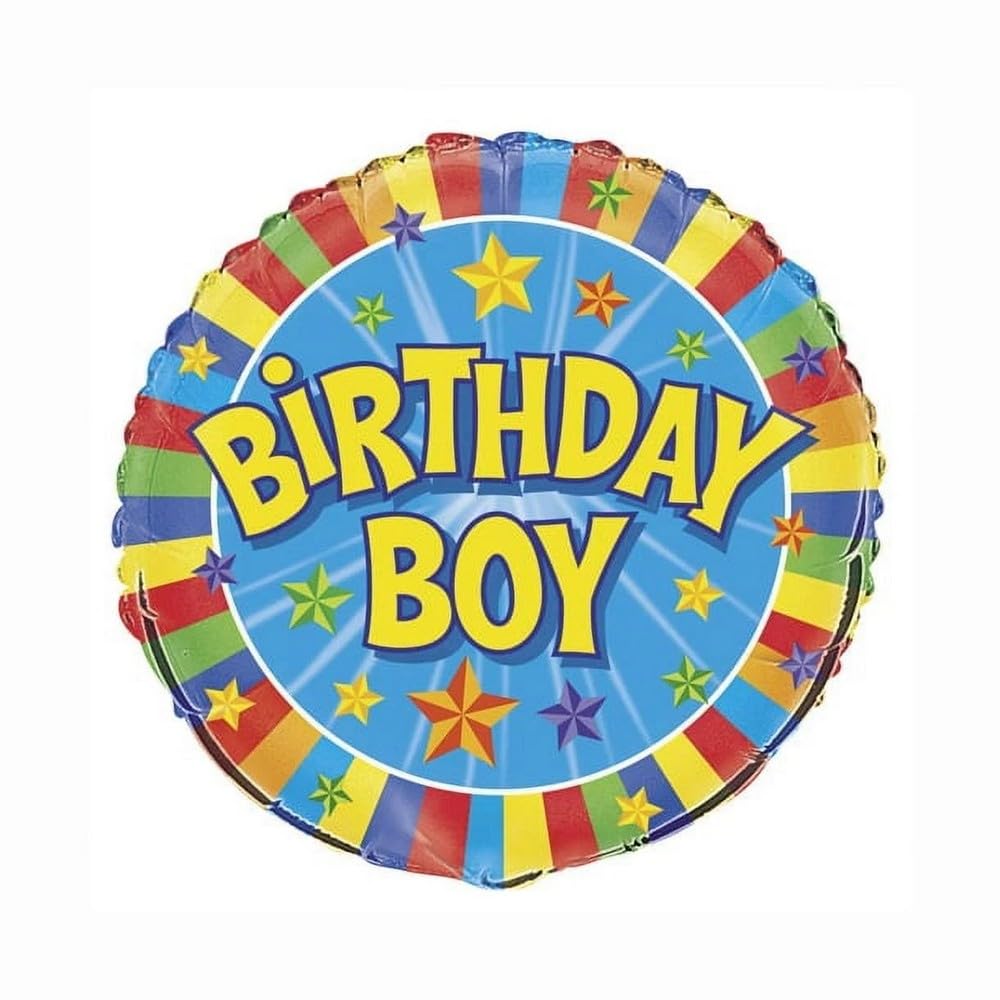 Unique Party 53091 - 18" Foil Birthday Boy Balloon
