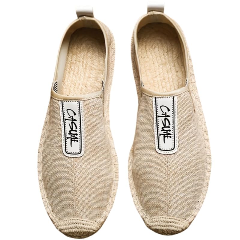 Men's Espadrilles Loafer Shoes - Comfortable, Casual Slip-on for Walking