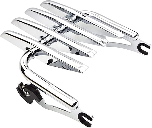 Miniatura 9 de Barra Sissy desmontable vertical con almohadilla de respaldo para pasajero y portaequipajes para Harley Touring Road King Street Glide Road Glide