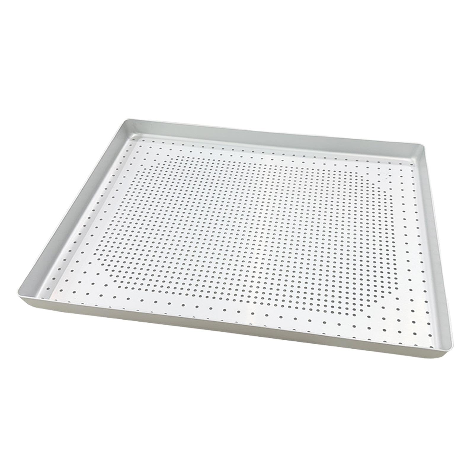 Amagogo Pizza Pan Kuchenform Crisper Blech Cookie Backblech Aluminiumlegierung Schnelle Wärmeleitung für Zuhause Zusammenkünfte Festlichkeiten Partys Und Tägl, Mehrfarbig, 30x37x3cm