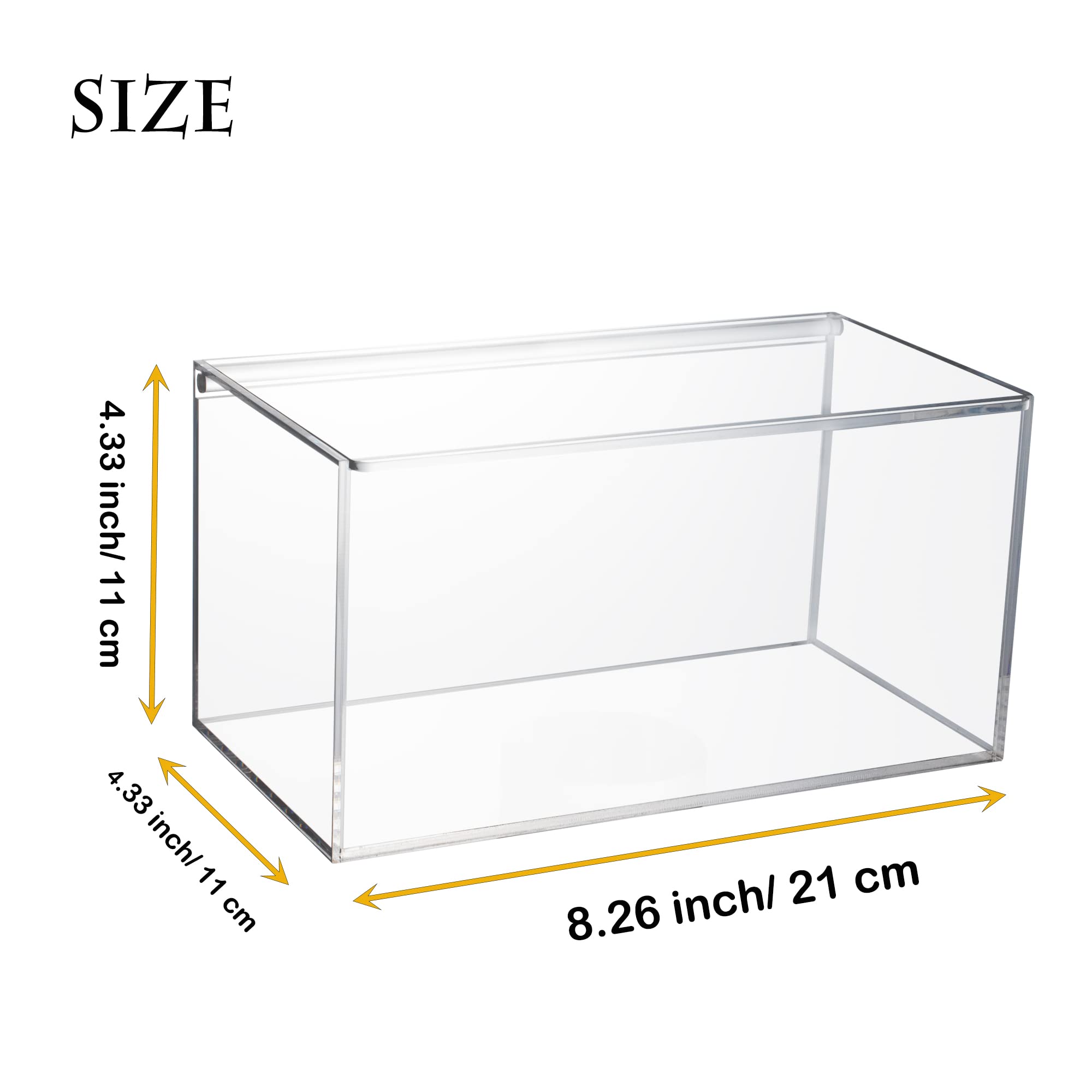 Boîte De Rangement Transparente En Acrylique Pour Masques, Désinfectant Et Gants - Support Mural Ou Comptoir - Hygiénique Et Pratique